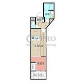 ヴィアンジュ中原東の間取り画像