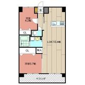 ＭＤＩプロスディブロ黒崎駅前の間取り画像
