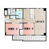 ルネス到津の森の間取り画像