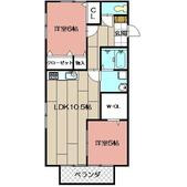 ヒルズリバーサイドＣの間取り画像
