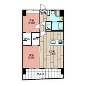 THE SQUARE・Glory Residenceの間取り画像