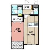 ブルースカイⅤの間取り画像