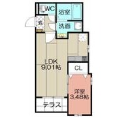 Cherim南方の間取り画像