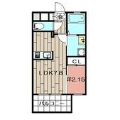 Studie小倉離宮の間取り画像