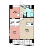 THE SQUARE・Glory Residenceの間取り画像