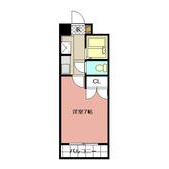 日神パレステージ九工大603の間取り画像
