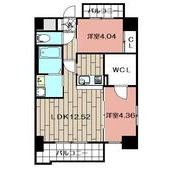 Studie小倉離宮の間取り画像