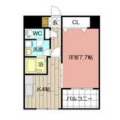 MDIインターフェイス竪町の間取り画像