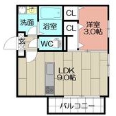 D-room西小倉の間取り画像