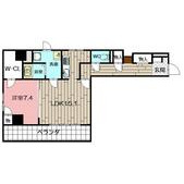 ルーブル黄金の間取り画像