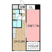 MDIインターフェイス竪町の間取り画像