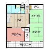 プランドール西小倉駅前の間取り画像