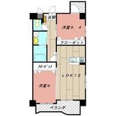 ノーブル三ヶ森の間取り画像