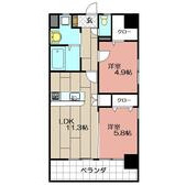 MDIグランデラブロ香春口の間取り画像