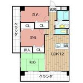 三島マンションⅠの間取り画像